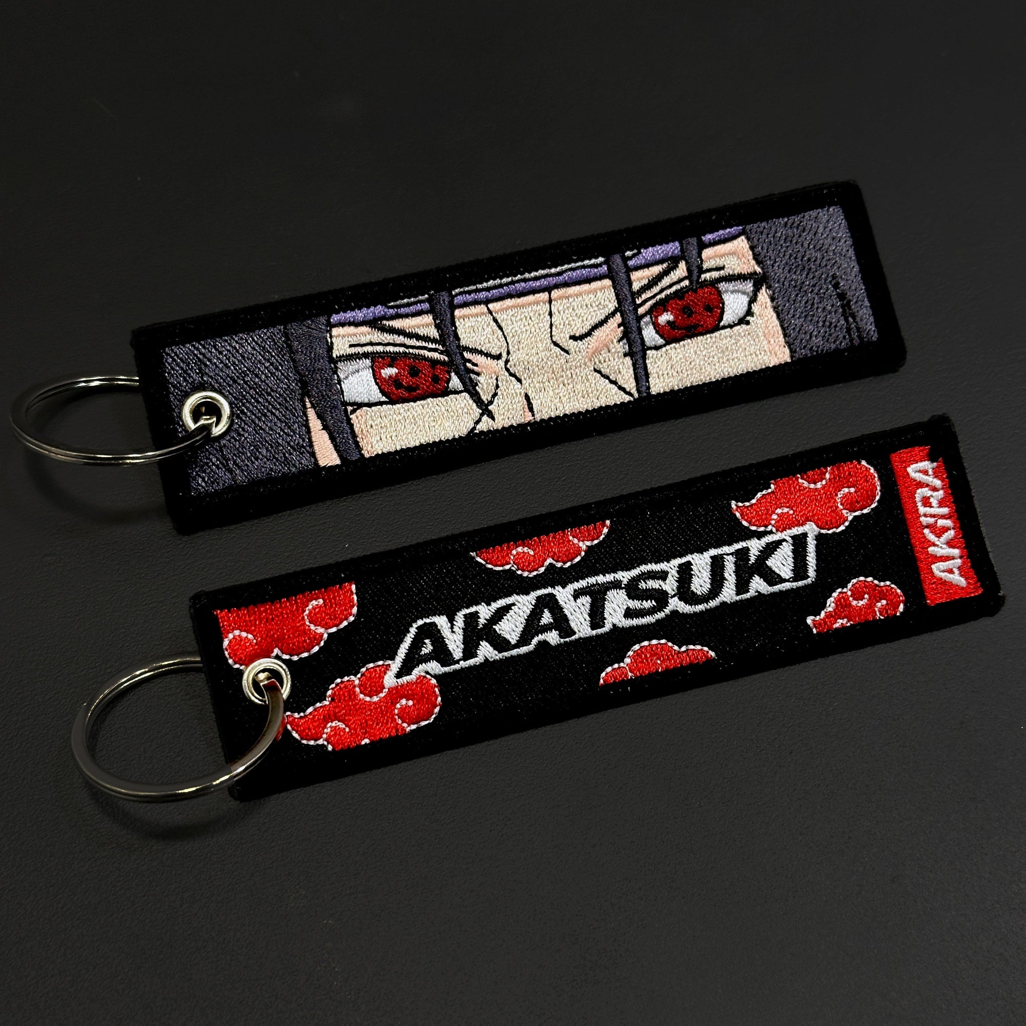 itachi uchiha akatsuki naruto anime manga keychain keytag jettag