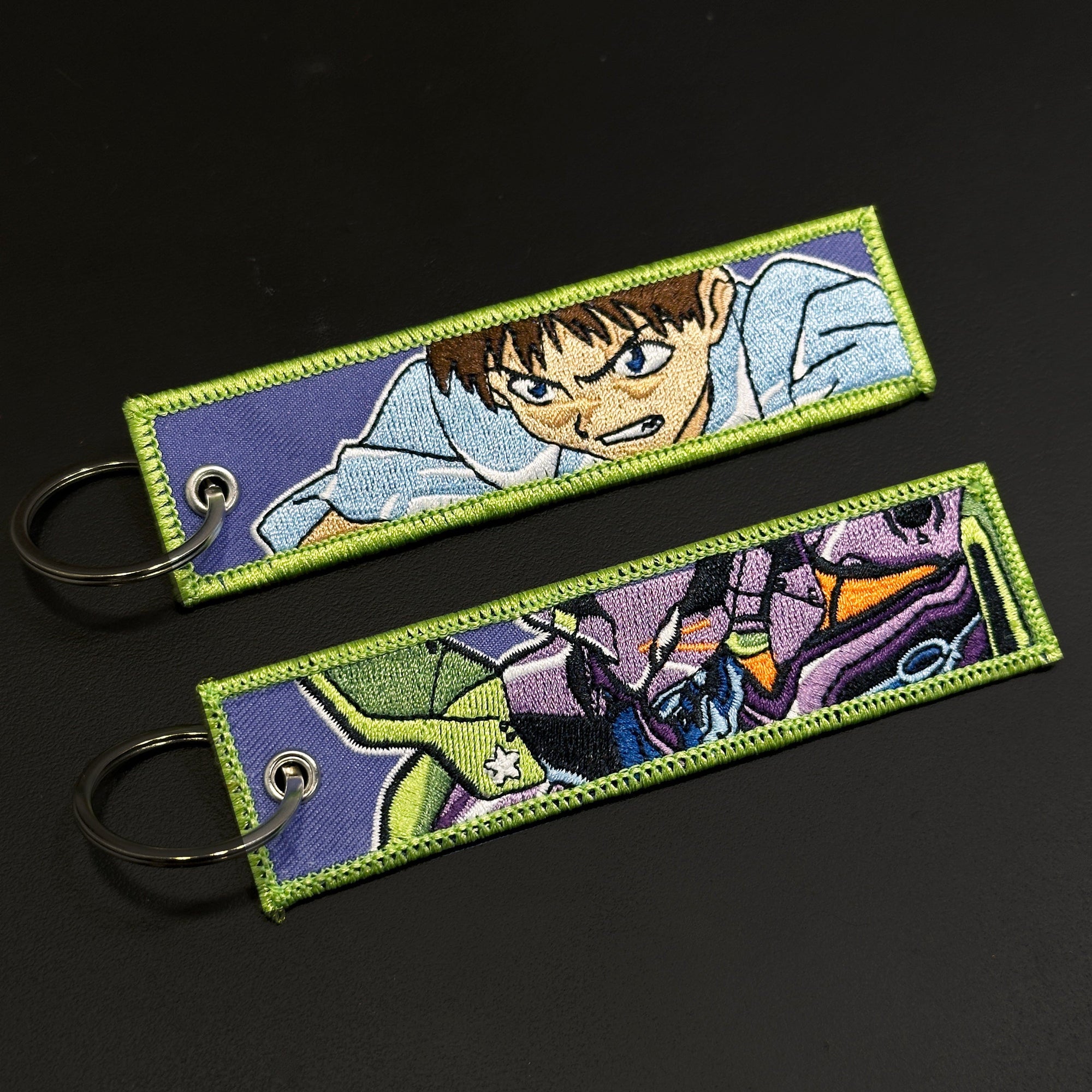 Shinji / Eva 01 Keychain