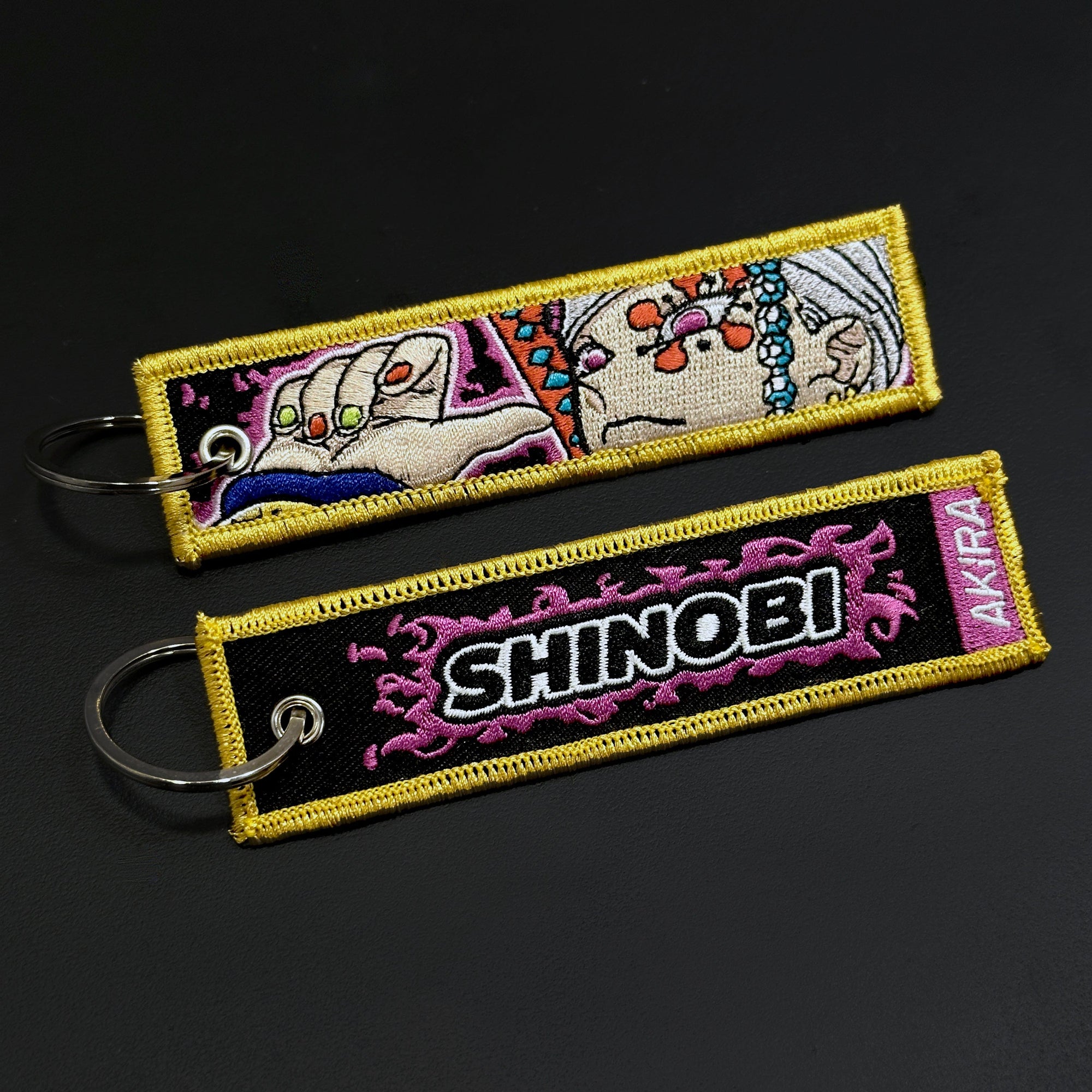 tengen uzui hashira demon slayer kimetsu no yaiba anime manga keychain keytag jettag