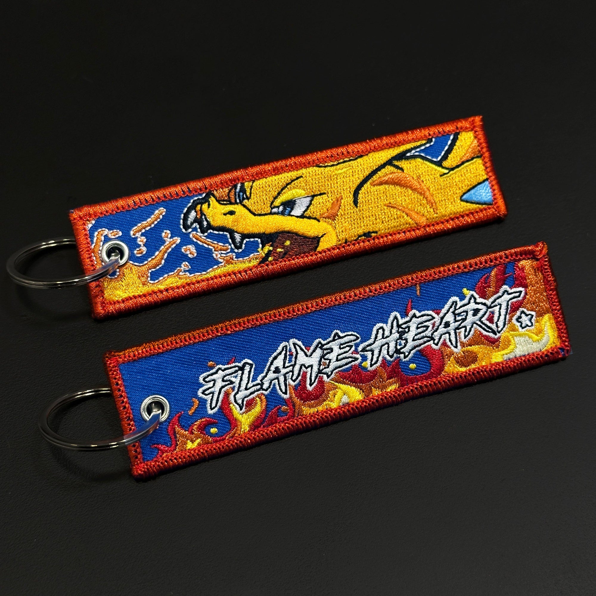 charizard pokemon charmander nintendo keychain keytag jettag tag key