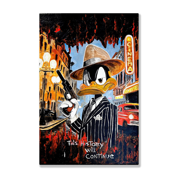 Daffy Duck Gangster