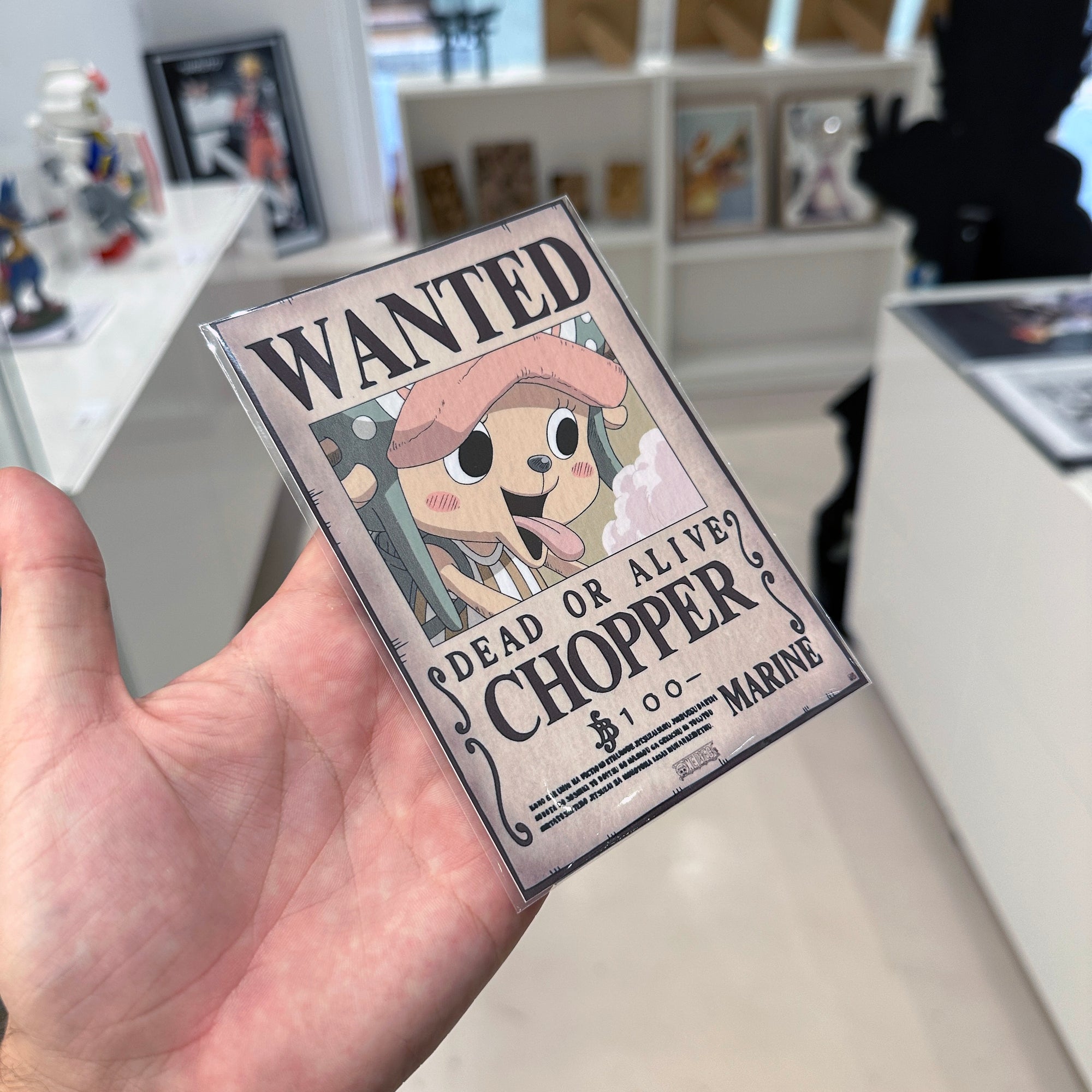 Wanted Chopper Sticker