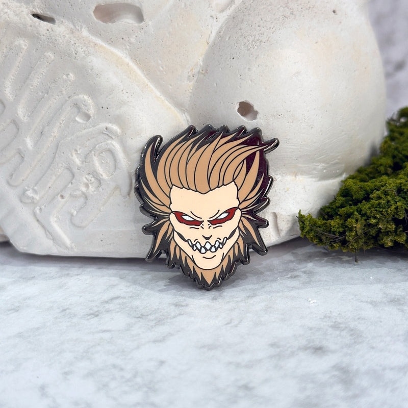 Jaw Titan Enamel Pin