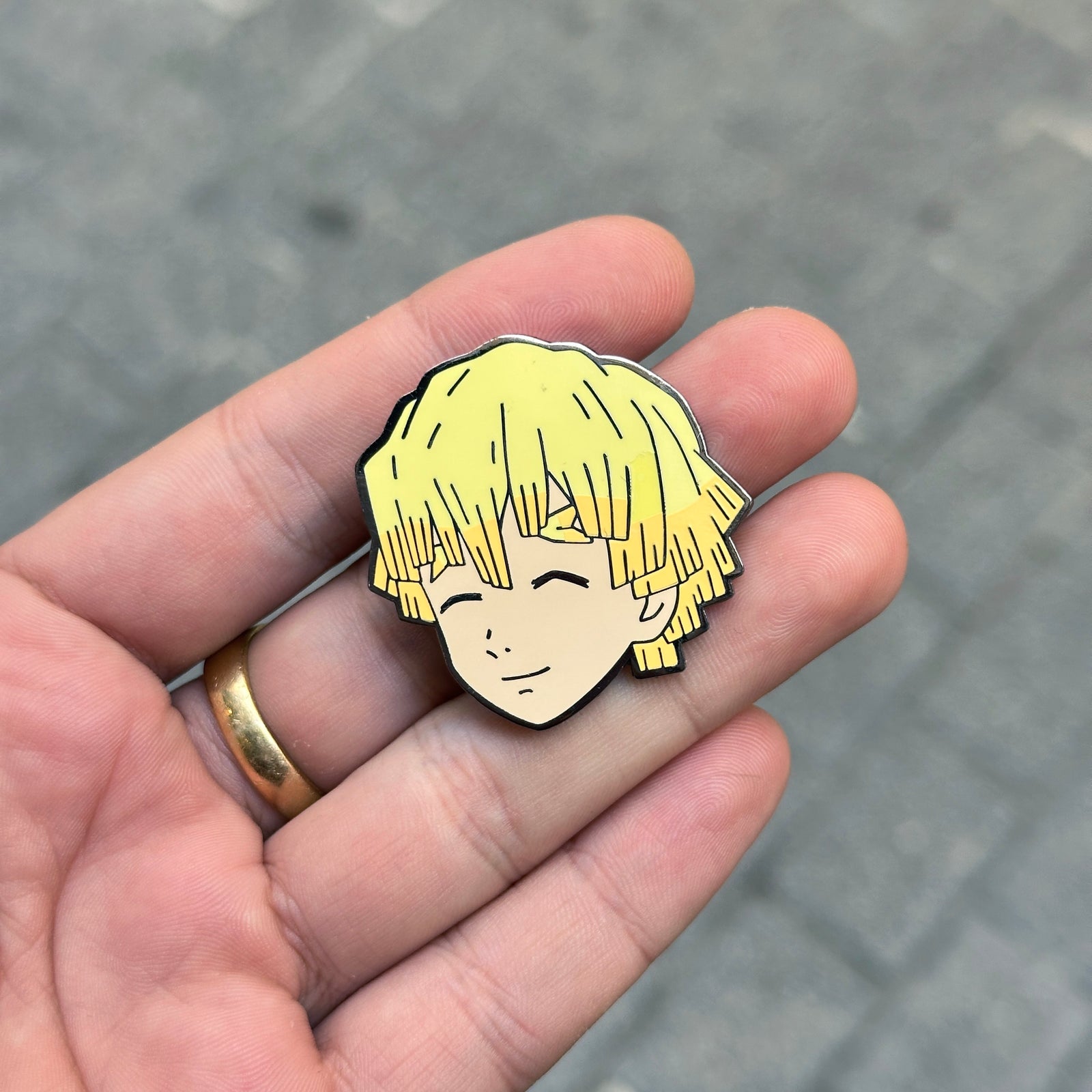 Zenitsu Enamel Pin
