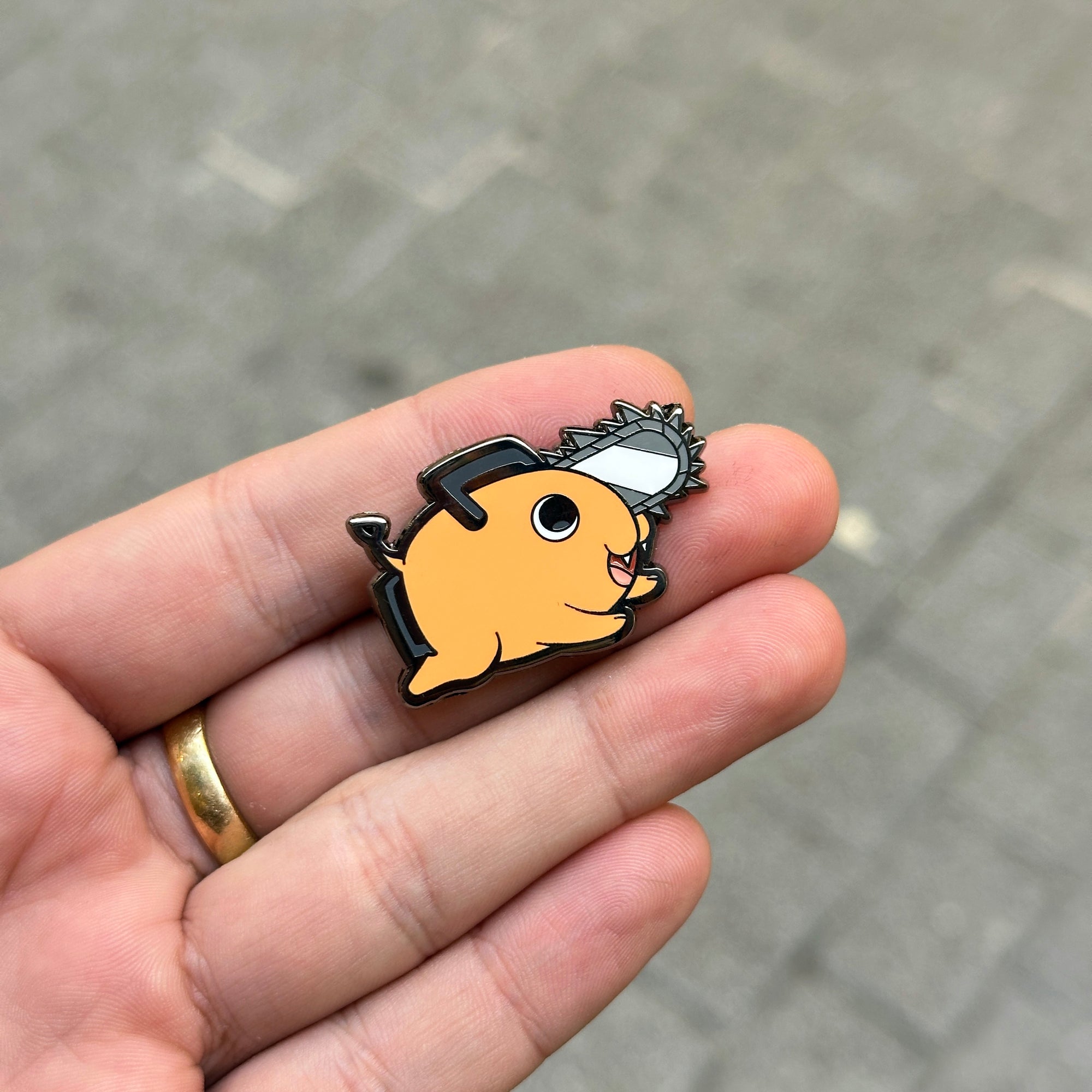 Pochita Enamel Pin