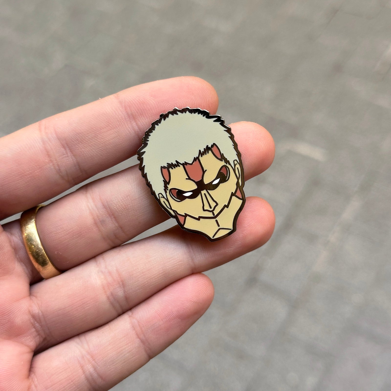 Armored Titan Enamel Pin
