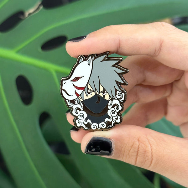 kakashi hatake anbu naruto itachi jiraiya anime manga enamel pin otaku cosplay merch