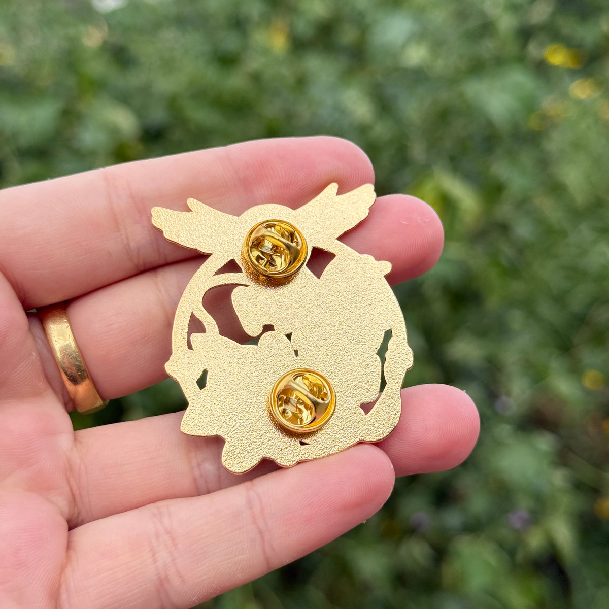 Spinel Sun And Cerberus Enamel Pin