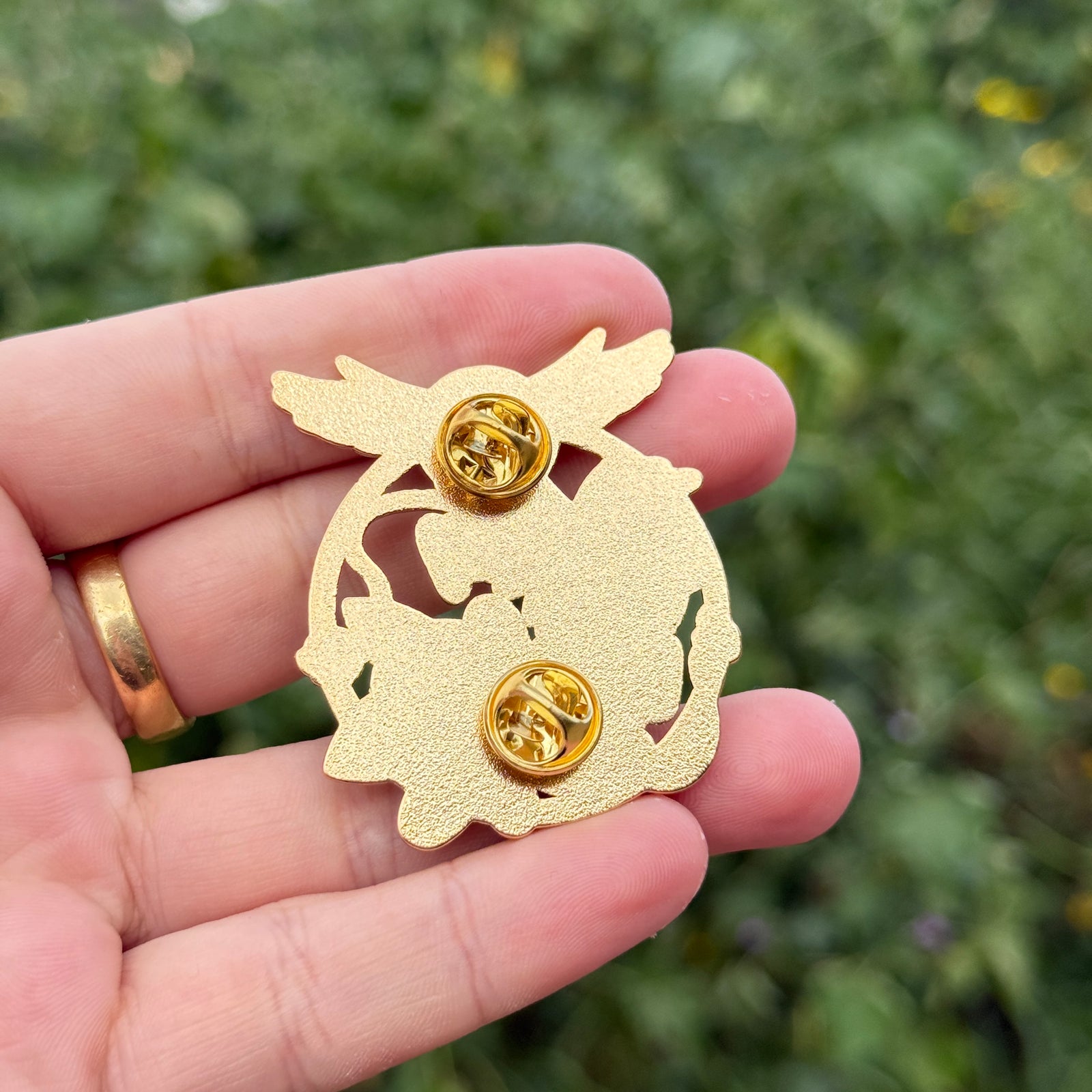 Spinel Sun And Cerberus Enamel Pin