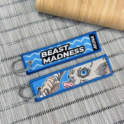 Inosuke Hashibira Keychain from Anime Demon Slayer