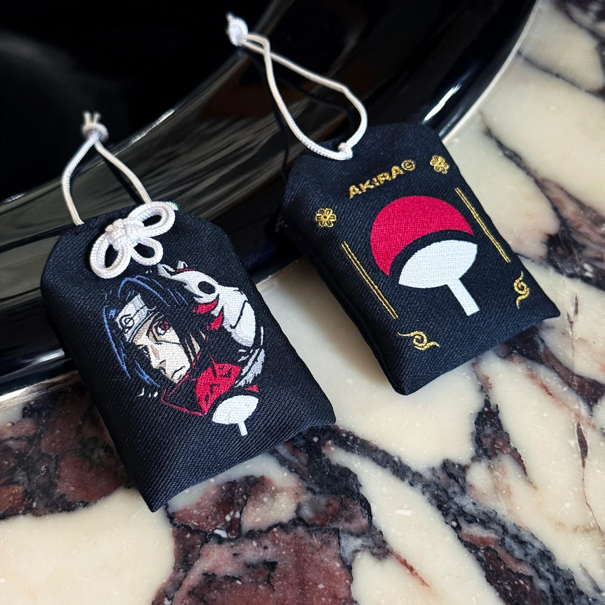 Itachi Uchiha Lucky Charm on Display Anime Omamori Naruto - Akira Gallery