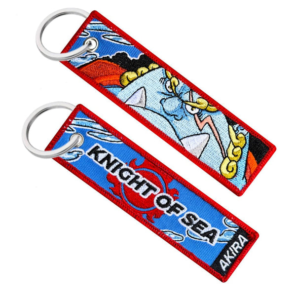 jinbe one piece anime manga keytag keychain jet tag key