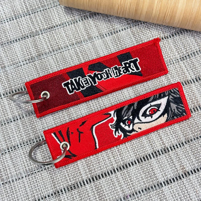Joker Embroidered Keychain from Persona 5 - Akira Gallery