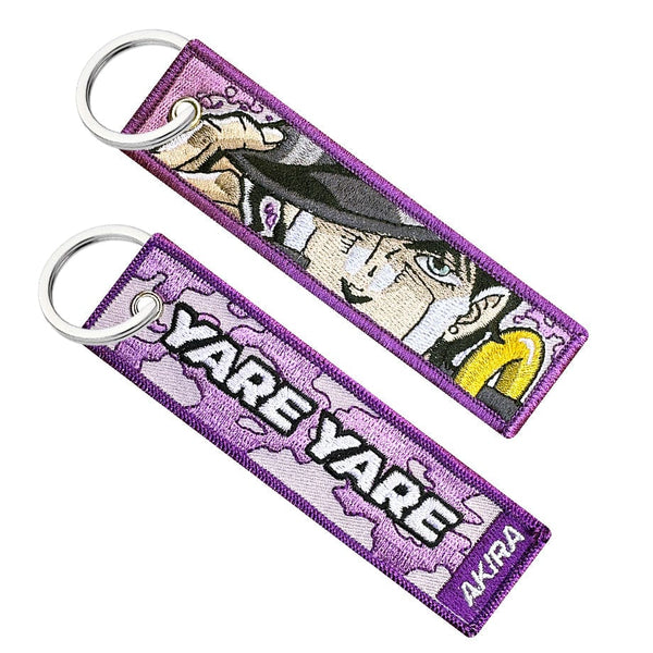 anime manga keytag keychain jet tag key jotaro kujo jojos bizarre adventure