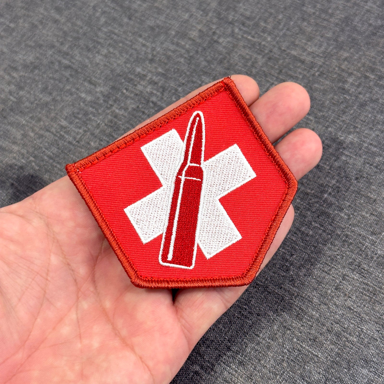 Juggernog embroidered gaming patch inspired by Call of Duty Black Ops with velcro backing – Akira Gallery

