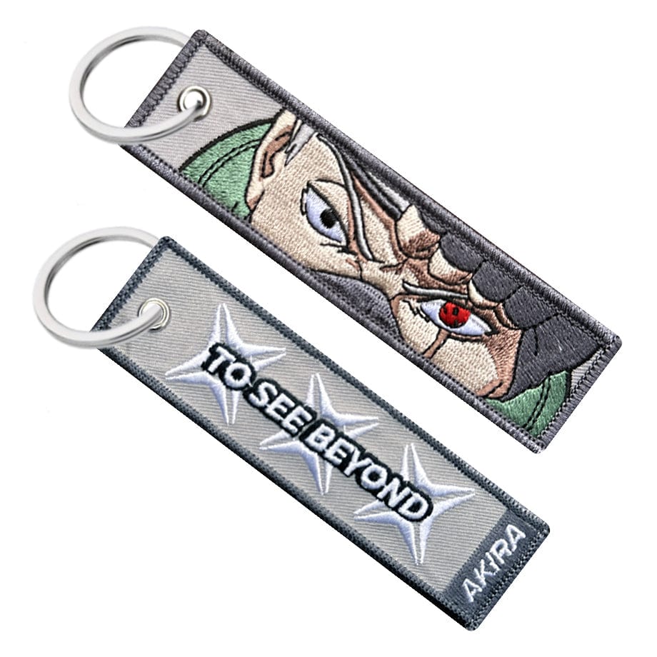 kakashi hatake naruto anime manga keychain keytag jet tag key ring