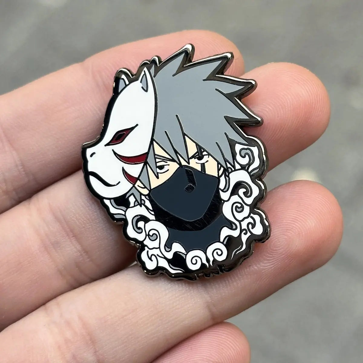 Kakashi Enamel Pin from Anime Naruto