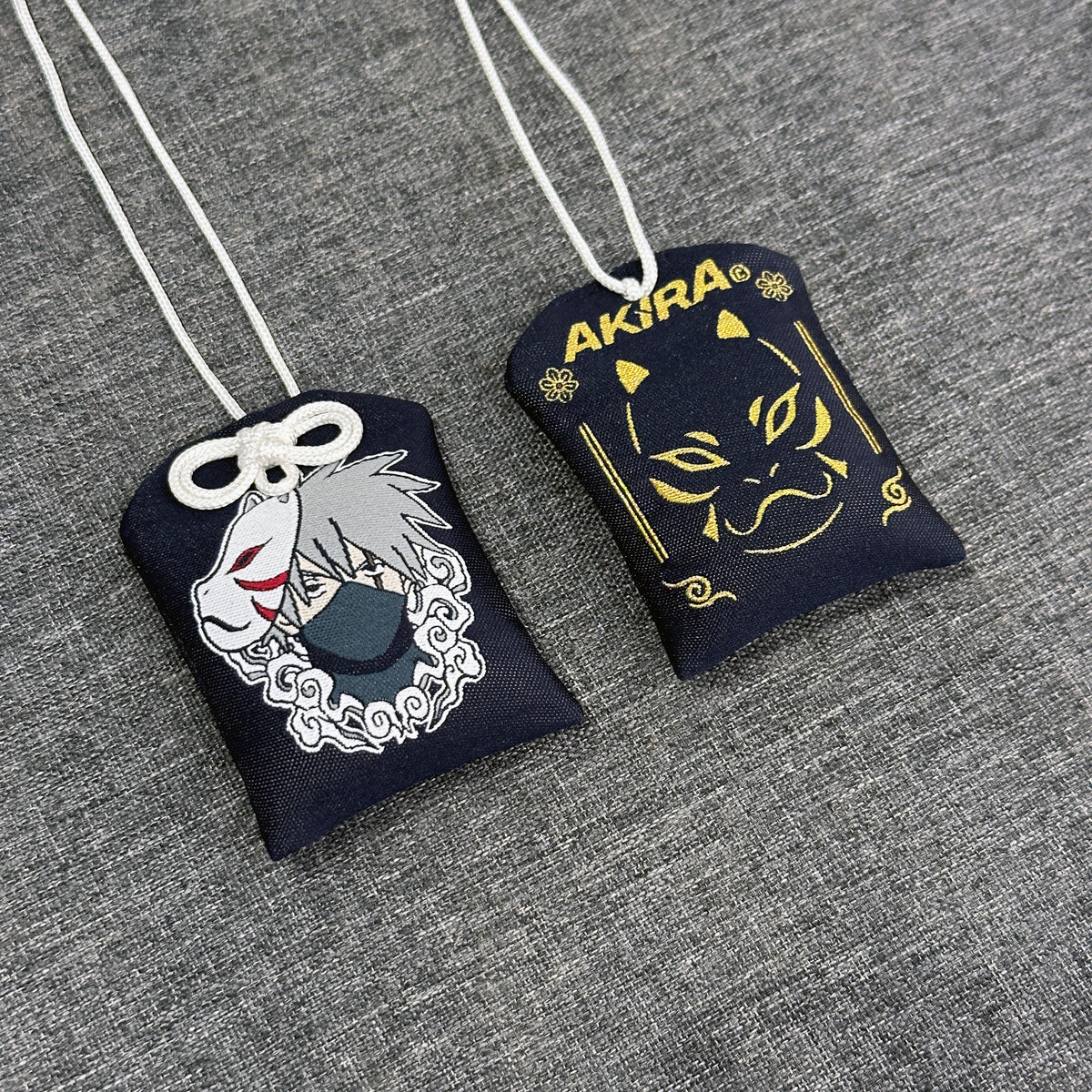 Kakashi omamori inspired by Naruto anime character

