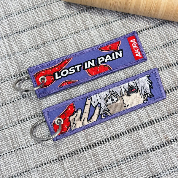 Ken Kaneki Embroidered Keychain from Tokyo Ghoul - Akira Gallery