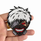 Kaneki embroidered anime patch from anime tokyo ghoul