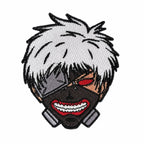 Ken Kaneki embroidered anime patch from tokyo ghoul