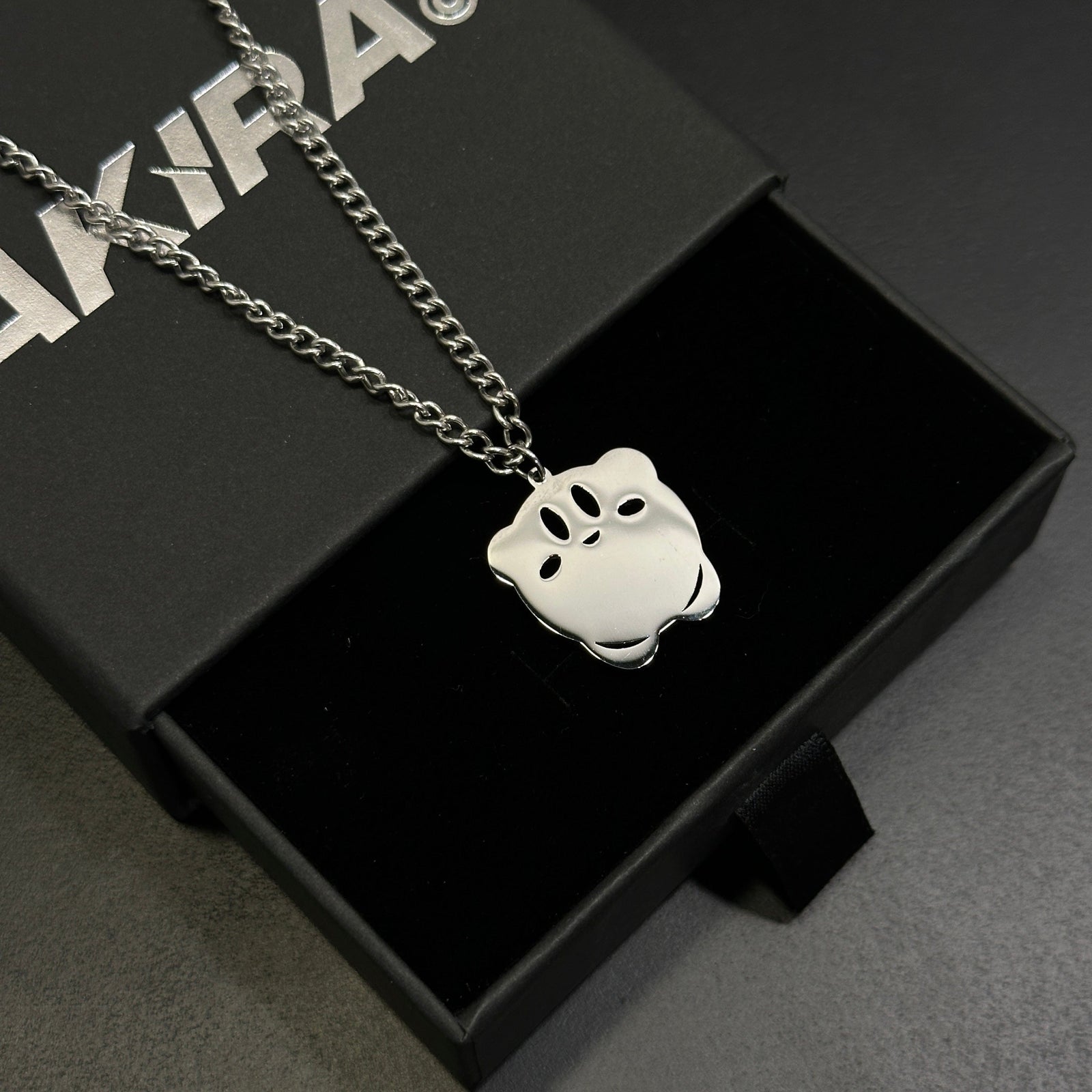 Minimalist Kirby pendant necklace
