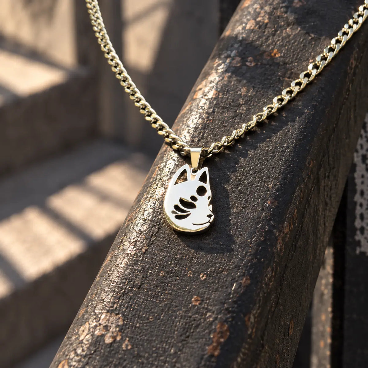 Kitsune Necklace inspired by Japan 