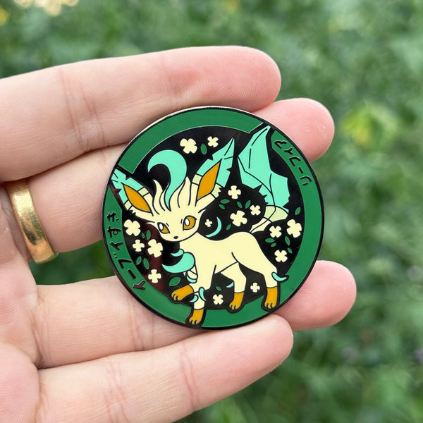 Leafeon Enamel Pin from Pokemon Anime Series
