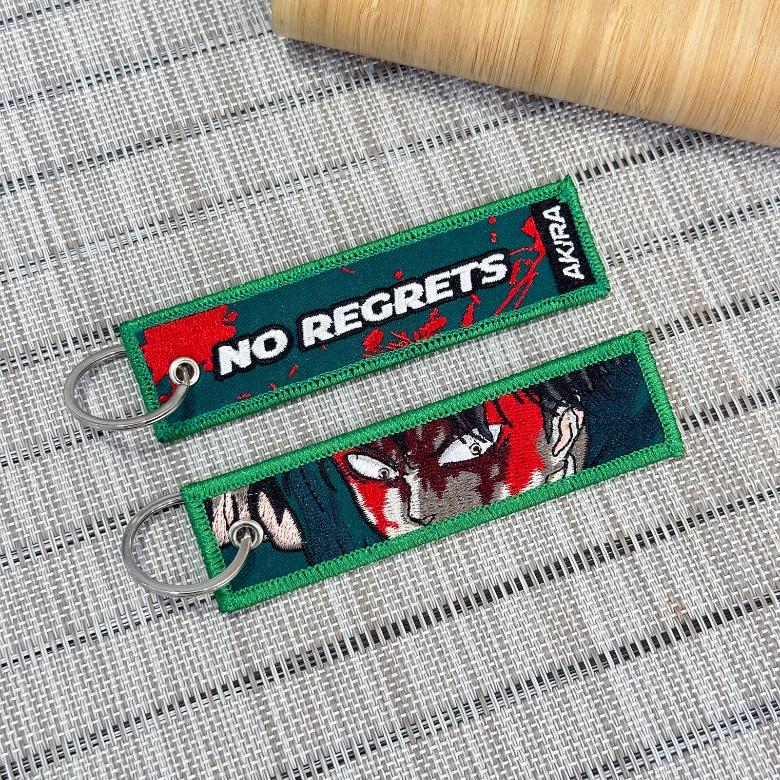 Levi Ackerman embroidered anime keychain inspired by Attack on Titan – Akira Gallery
