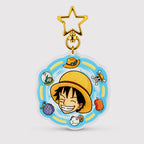 Luffy Acrylic Keychain Back Inspired by the Anime One Piece  - Akira Gallery