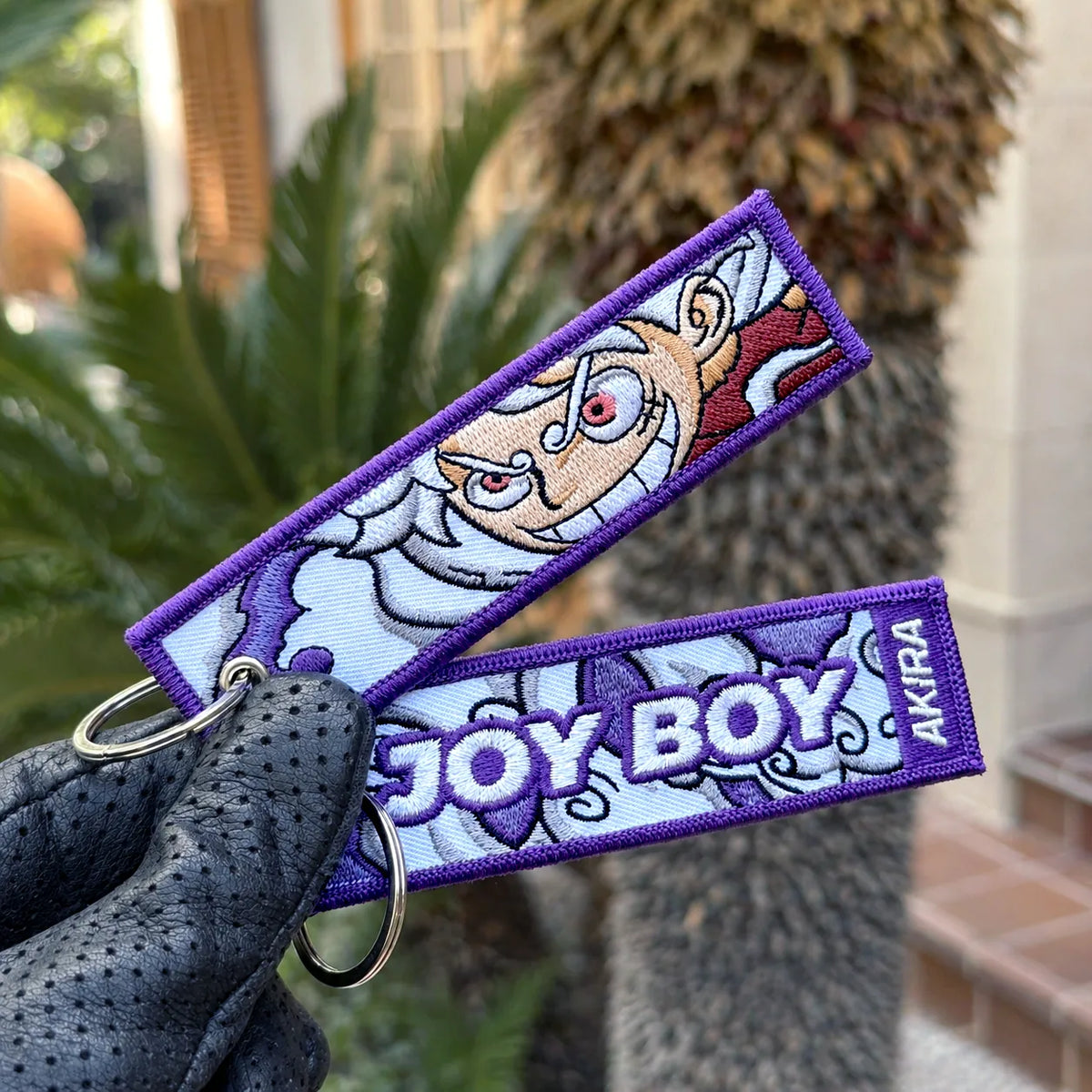 Luffy Gear Five Embroidered Keychain from Anime One Piece - Akira Gallery