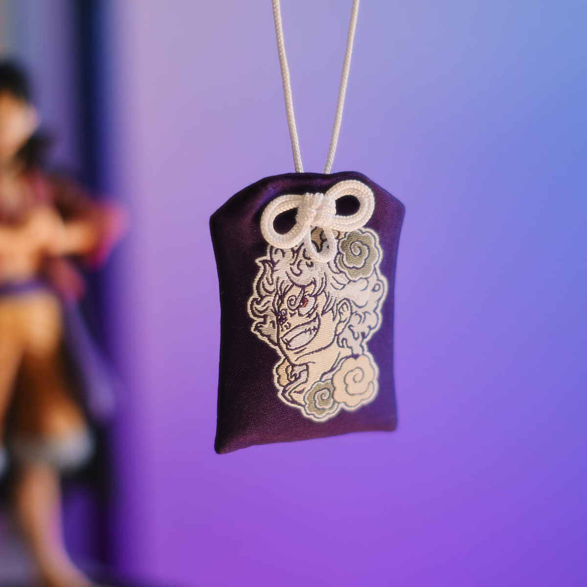 Luffy Gear Five omamori decorative charm symbolizing freedom
