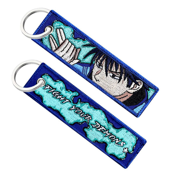 megumi fushiguro jujutsu kaisen anime manga keytag keychain jet tag key