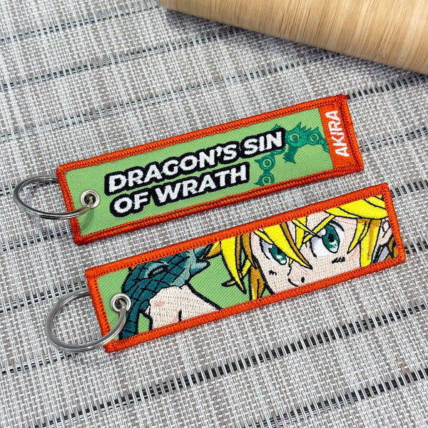 Meliodas embroidered anime keychain inspired by The Seven Deadly Sins – Akira Gallery
