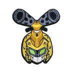 Metabee embroidered anime patch inspired by Medabots with velcro backing – Akira Gallery
