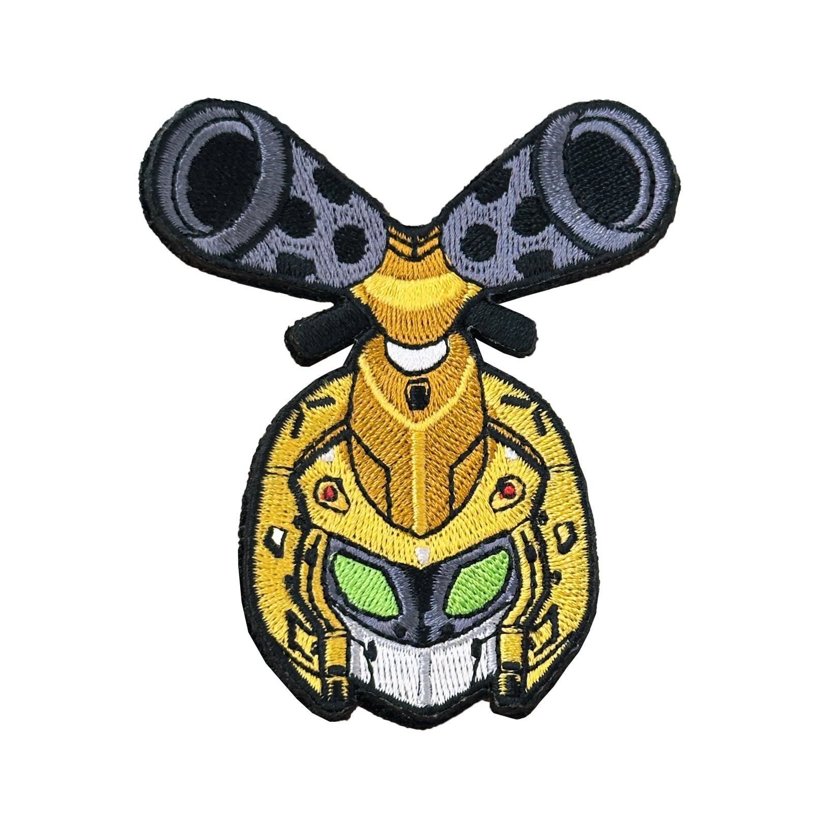 Metabee embroidered anime patch inspired by Medabots with velcro backing – Akira Gallery
