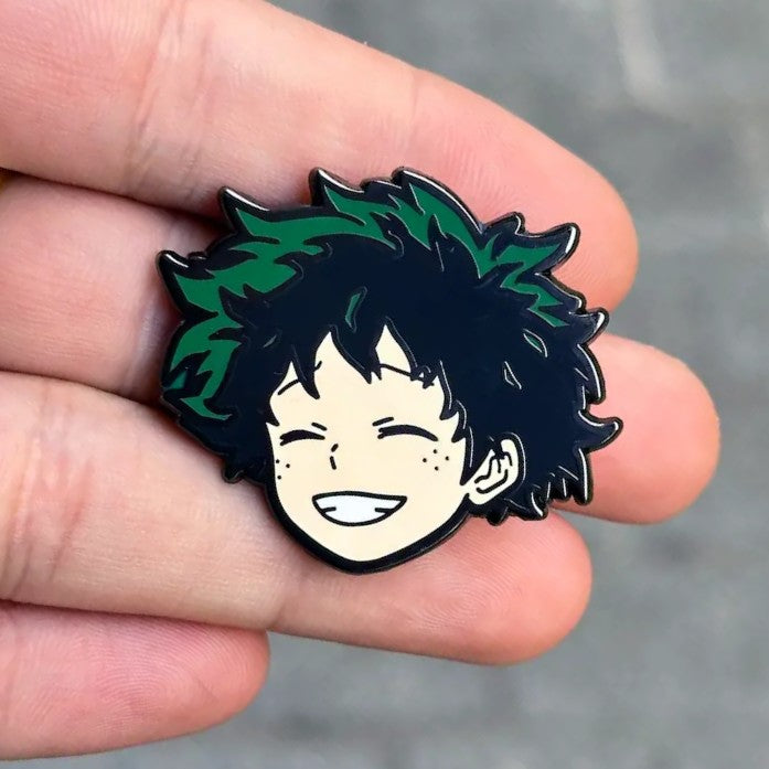 Midoriya Izuku Enamel Pin from Anime Boku No Hero