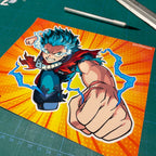 Midoriya Izuku Sticker from Anime Boku No Hero Academia