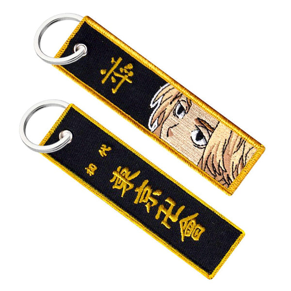 manjiro sano mikey tokyo revengers anime manga keytag keychain jet tag key