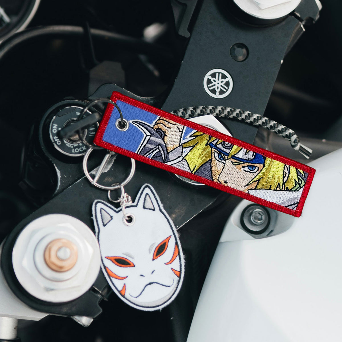 Minato Embroidered Keytag from Anime Naruto