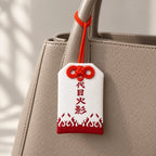 Minato Lucky Charm Omamori from Naruto held in a bag