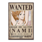 Nami Wanted poster vinyl sticker inspired by One Piece