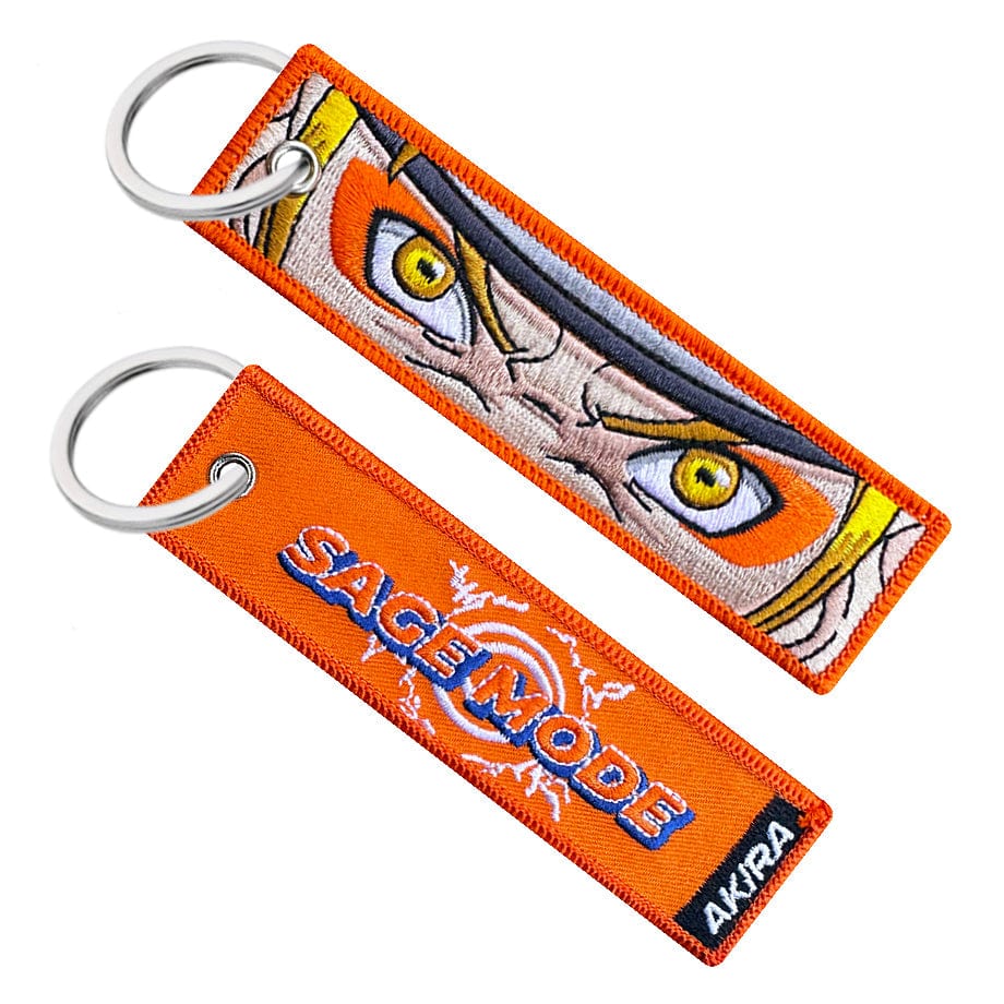 naruto sage mode anime manga keychain keytag jet tag key ring