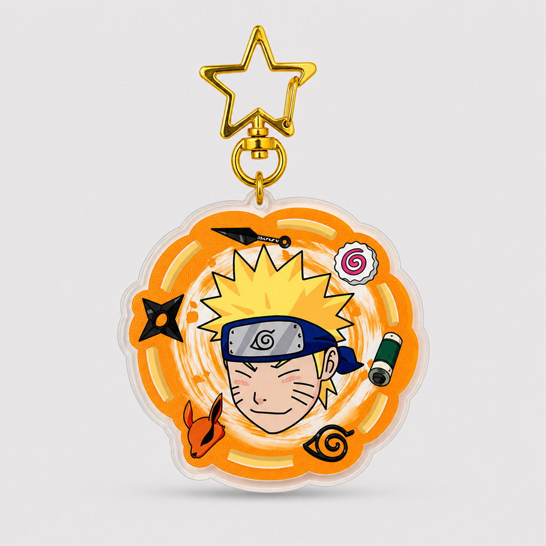 Naruto Acrylic Keychain Inspired by the Anime Naruto - Akira Gallery