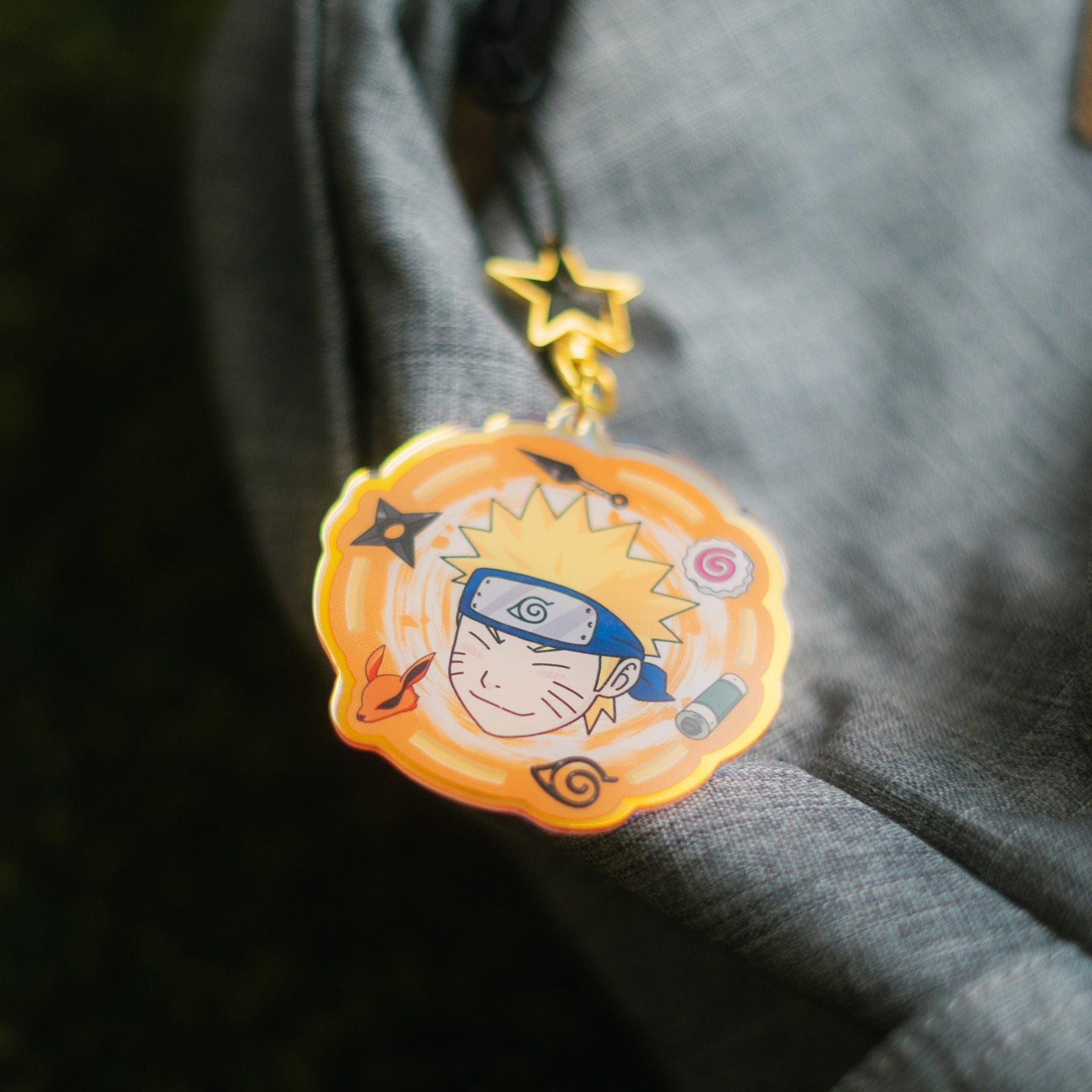 Naruto Uzumaki Acrylic Keychain Inspired by the Anime Naruto - Akira Gallery