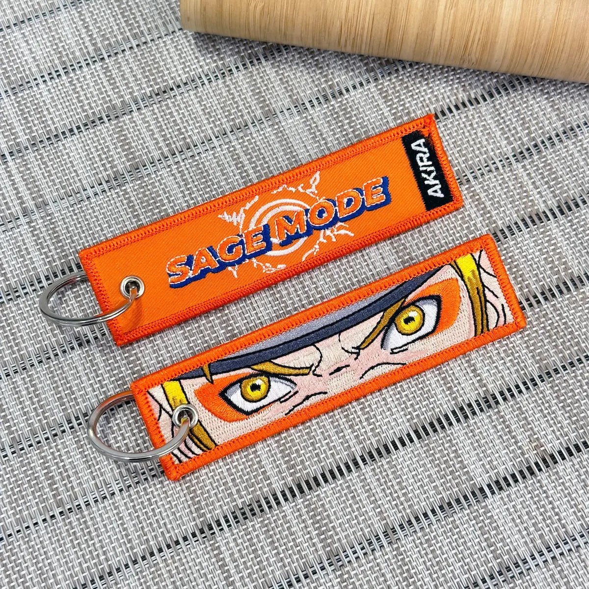 Naruto Uzumaki Embroidered Anime Keychain