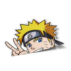 Naruto Anime Vinyl Sticker in a Peeker style