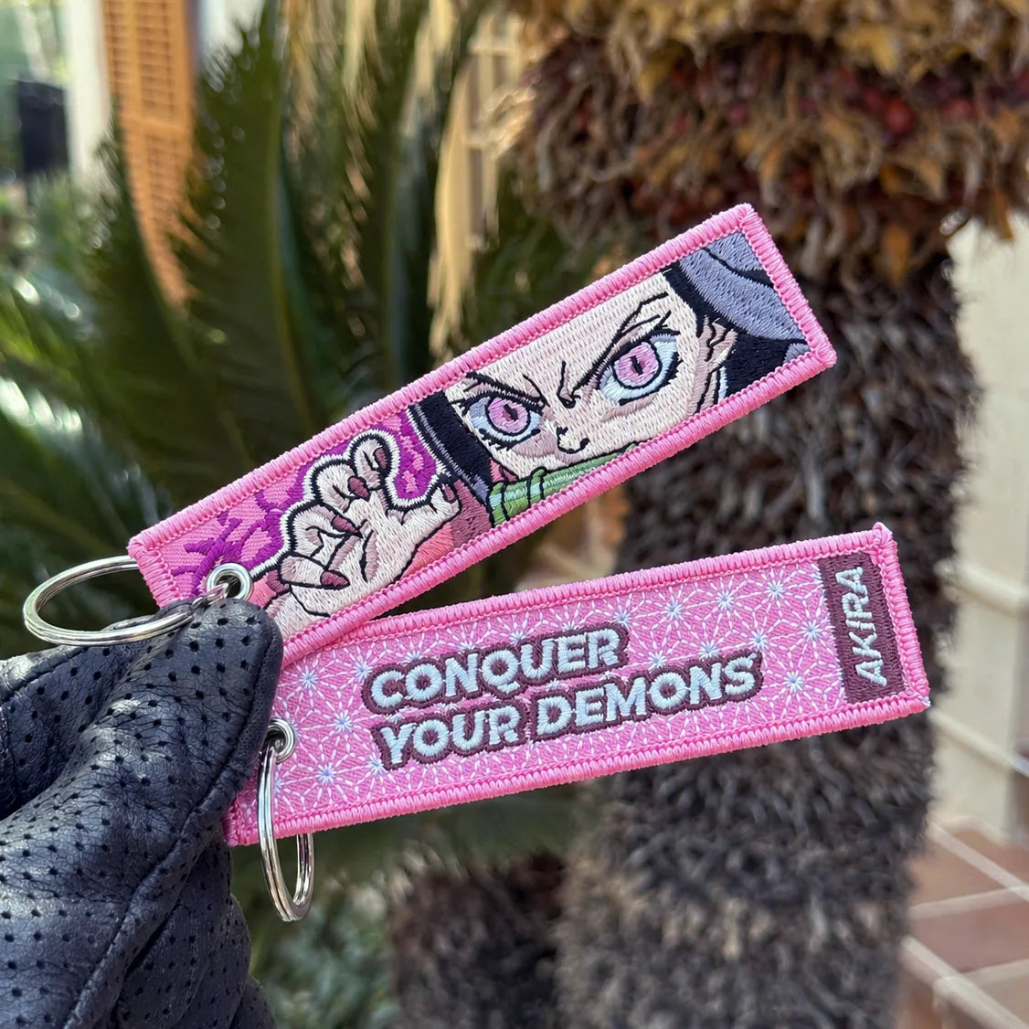 Nezuko Kamado Embroidered Keychain from Demon Slayer - Akira Gallery
