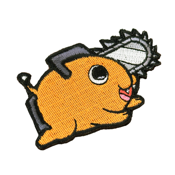 Pochita embroidered anime patch inspired by Chainsaw Man with velcro backing – Akira Gallery
