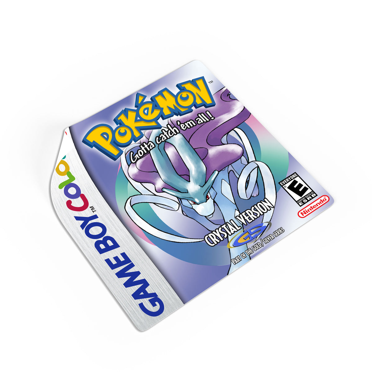 Pokemon Crystal Vinyl Sticker from Anime Pokemon